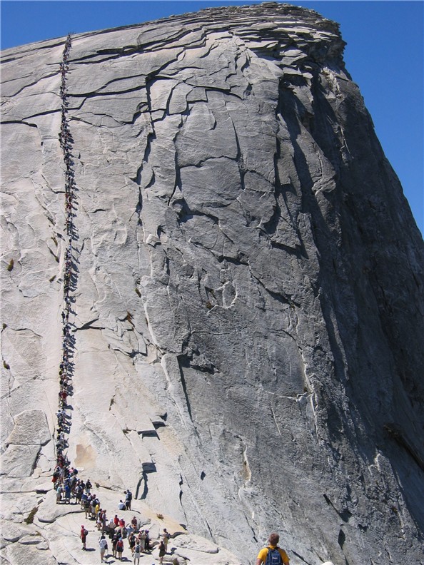 Half Dome Cable , 謝謝張英岳 & 淑芬 提供照片