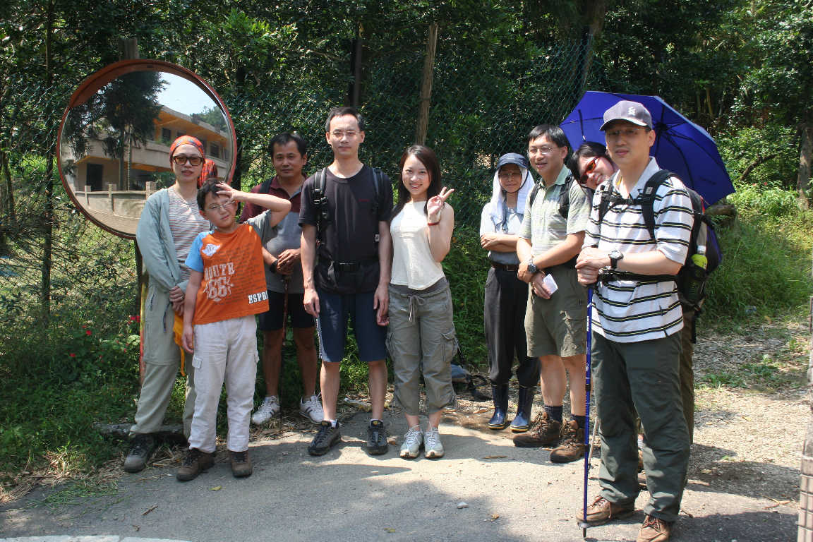 登山口快樂合照