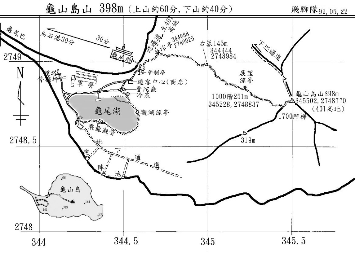龜山島-路線簡圖