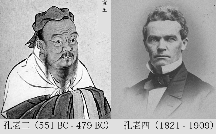 附圖1︰孔老二與孔老四