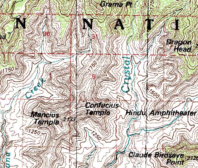 附圖3︰孔廟山和孟廟山地形圖