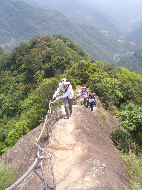 稜線上風景好