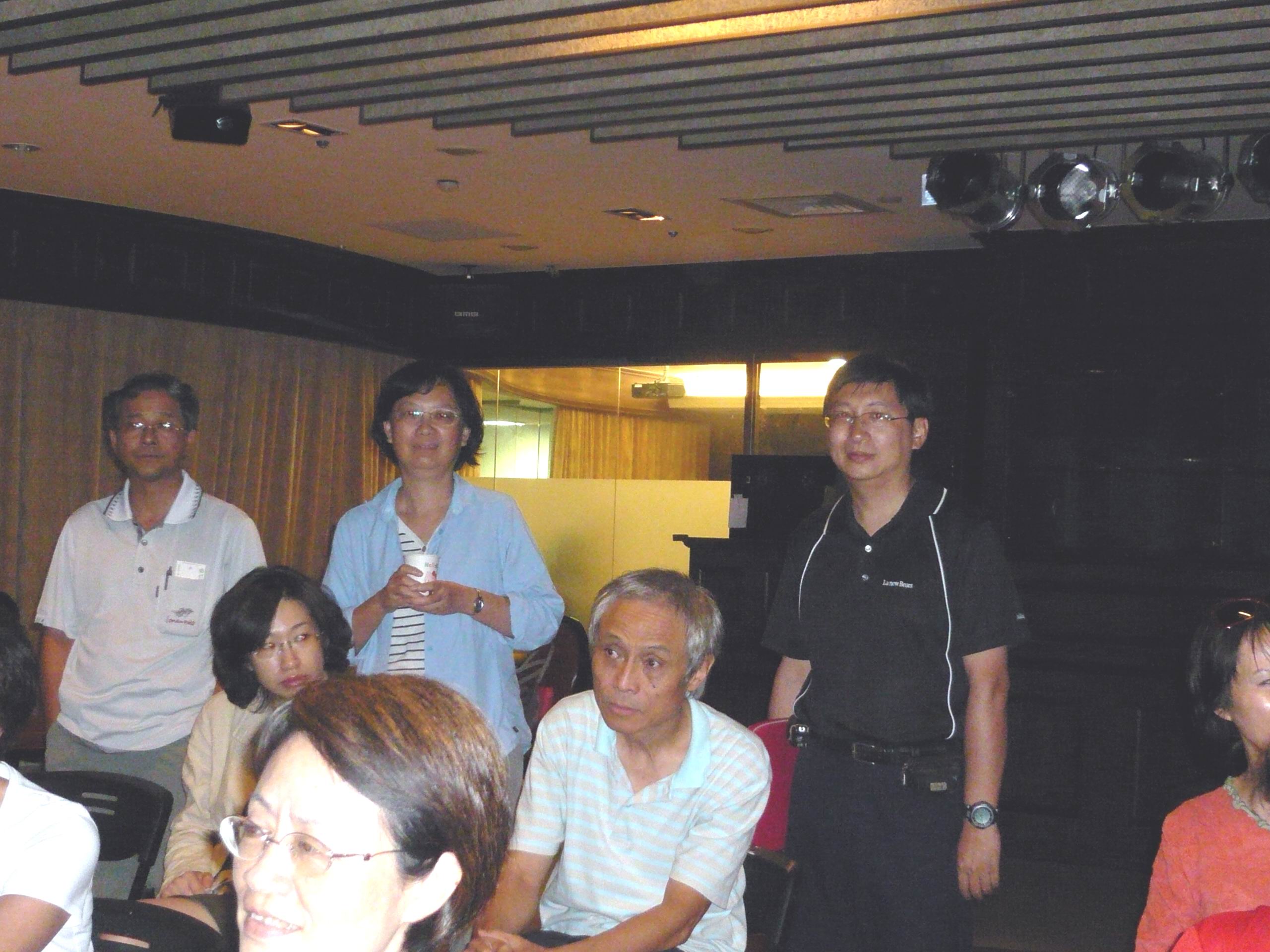文翔在聽眾席