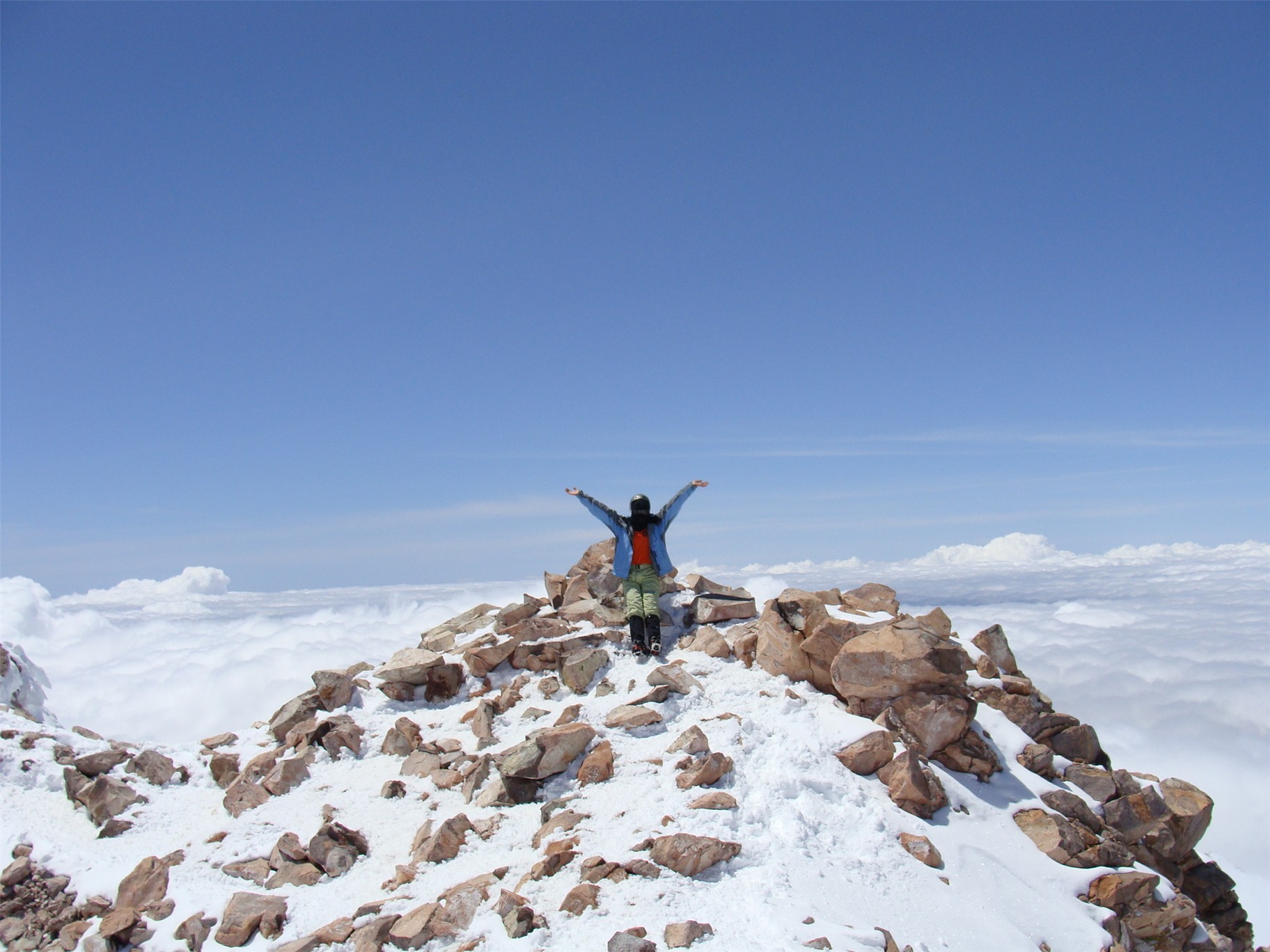 Audrey at Mt. Shasta summit
