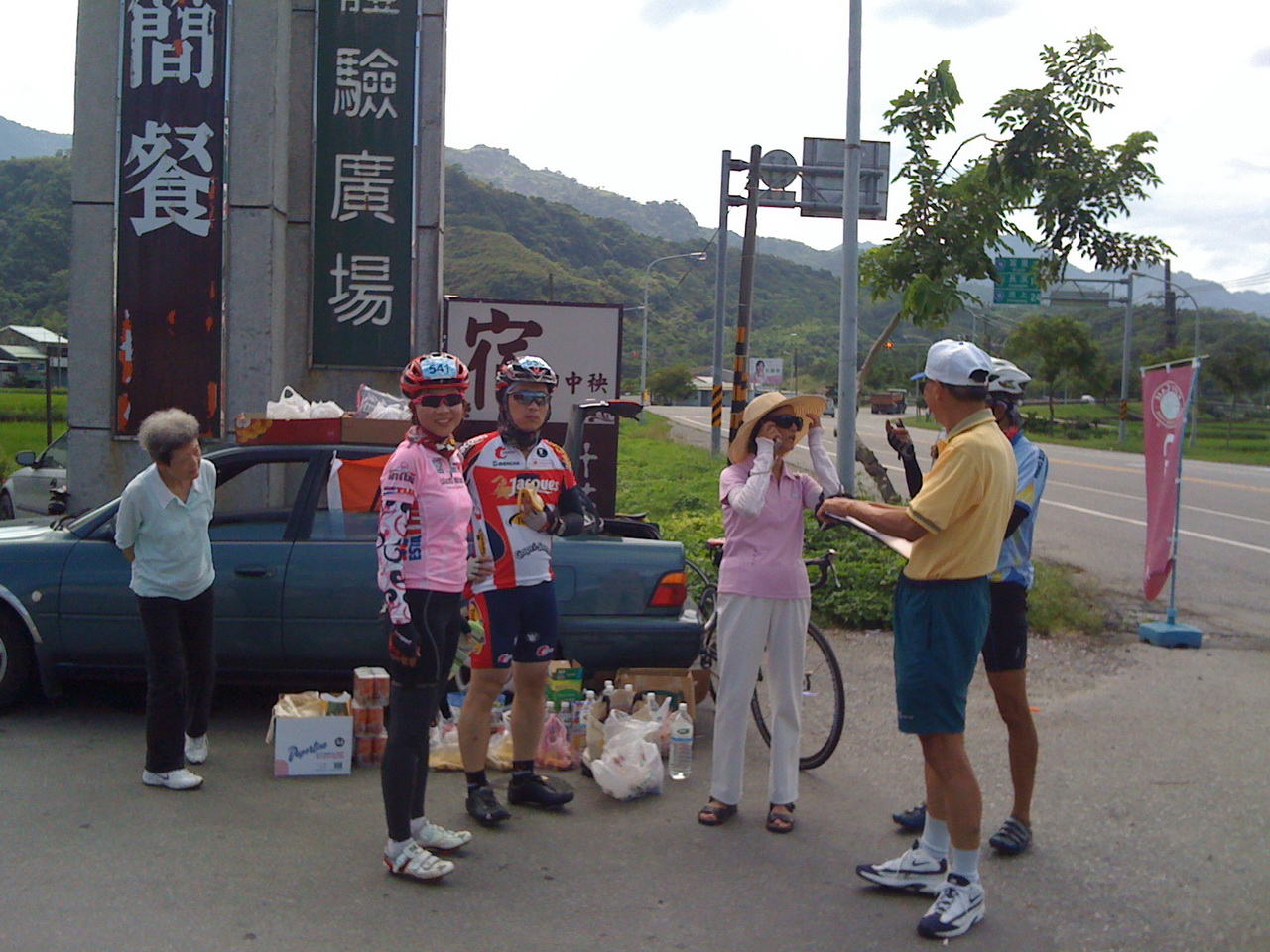 山谷第二補給點，108K的7-11