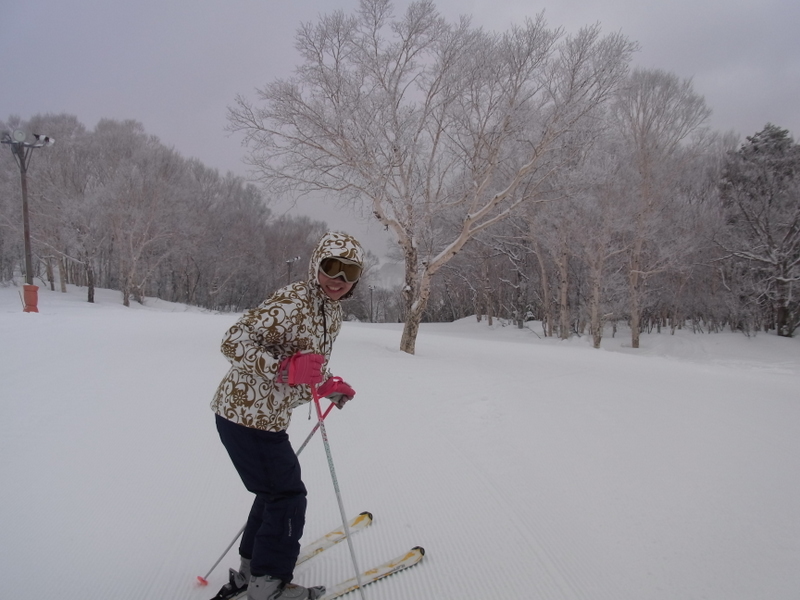 霧中雪世界
