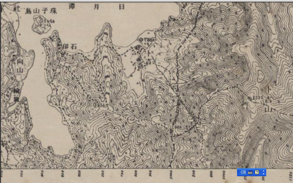1925年繪製陸地測量部"埔里"