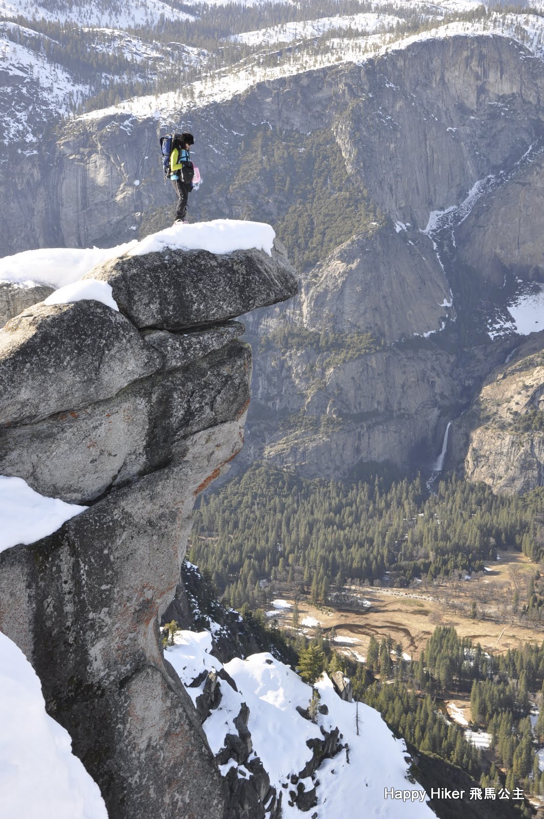 watch the Yosemite Fall from Glacier Point