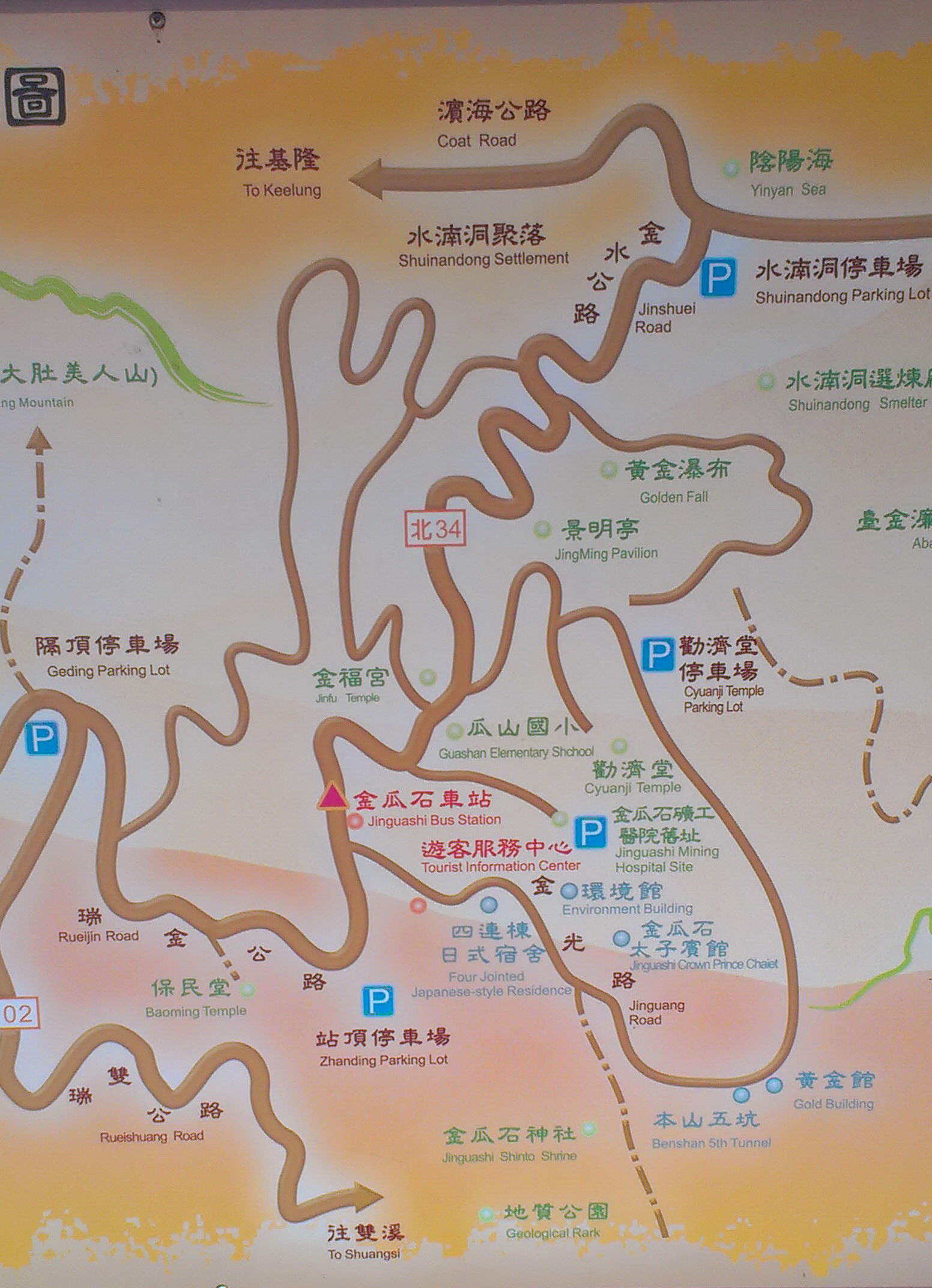 金瓜石簡圖