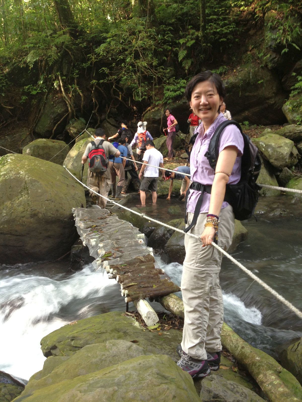 Diana 來試新登山鞋! ^^