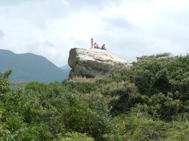 軍艦岩山頂近照