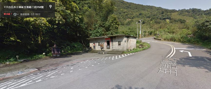 終點站有一間廟，附近很好停車