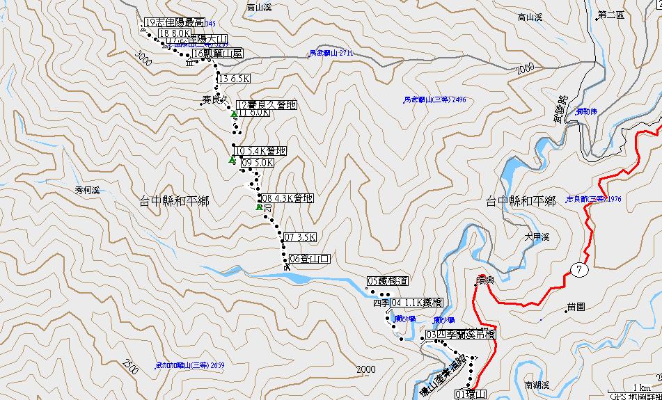 有上升到1700m 嗎？記得躺在瓢簞山屋前的草皮，看天空裡的藍天白雲。