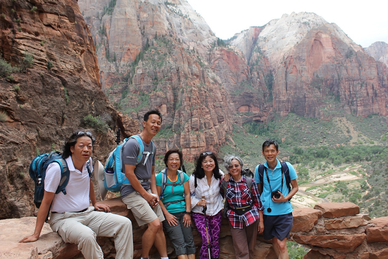 Zion National Park - on the way to Angels Landing place