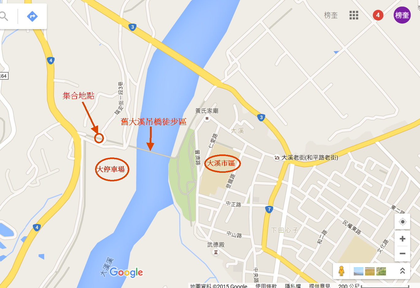 集合地點地圖