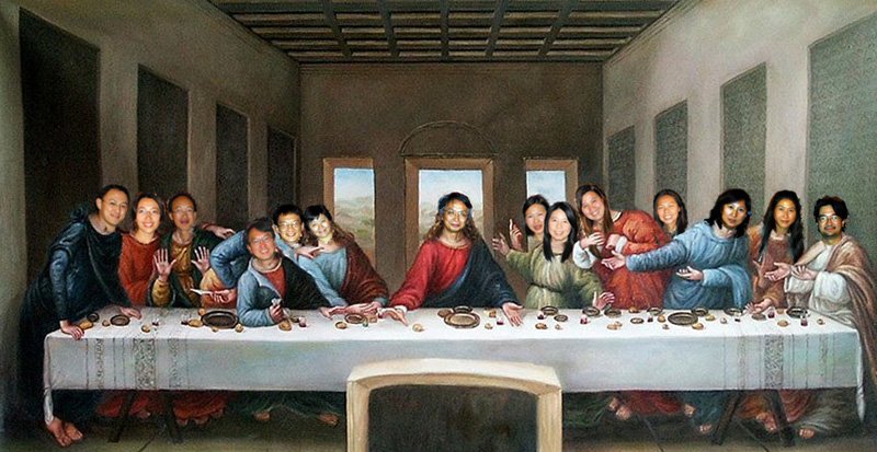 晚餐，但不是最後的