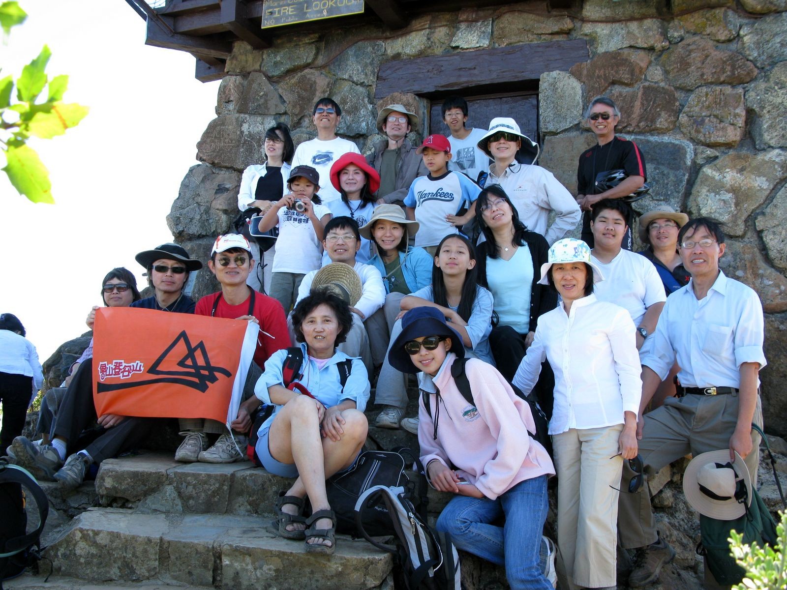 Mt. Tamalpais 山頂的合照, 連連看
