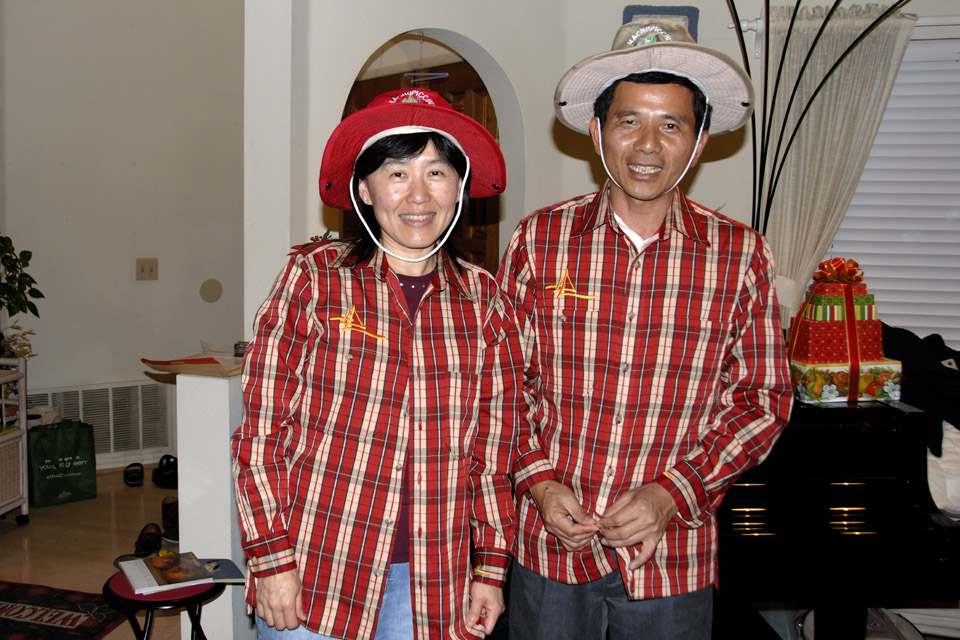 當天主人小倩＆聰叡穿著嶄新社服，成為最奪目亮麗的夫妻模特兒