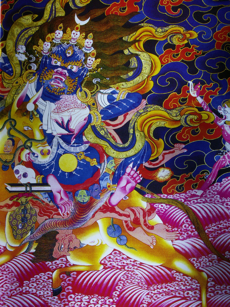 貝滇拉莫女護法神(從唐卡翻拍)