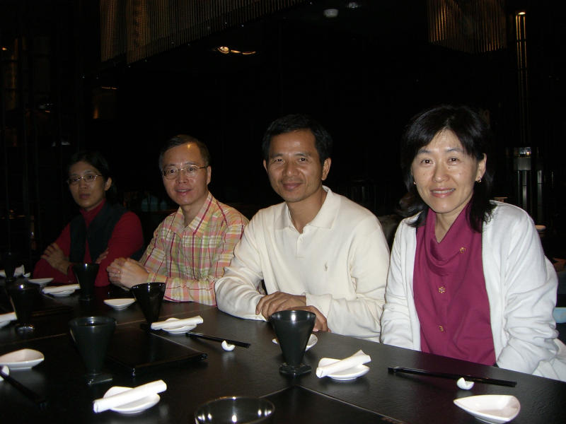 歡迎小倩和聰叡回臺的餐會(2007/12/29)