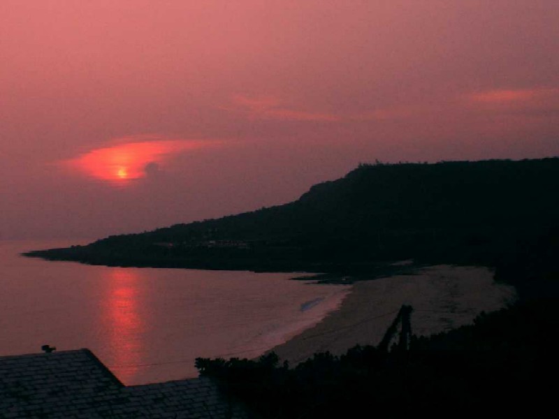 陽台上的夕照