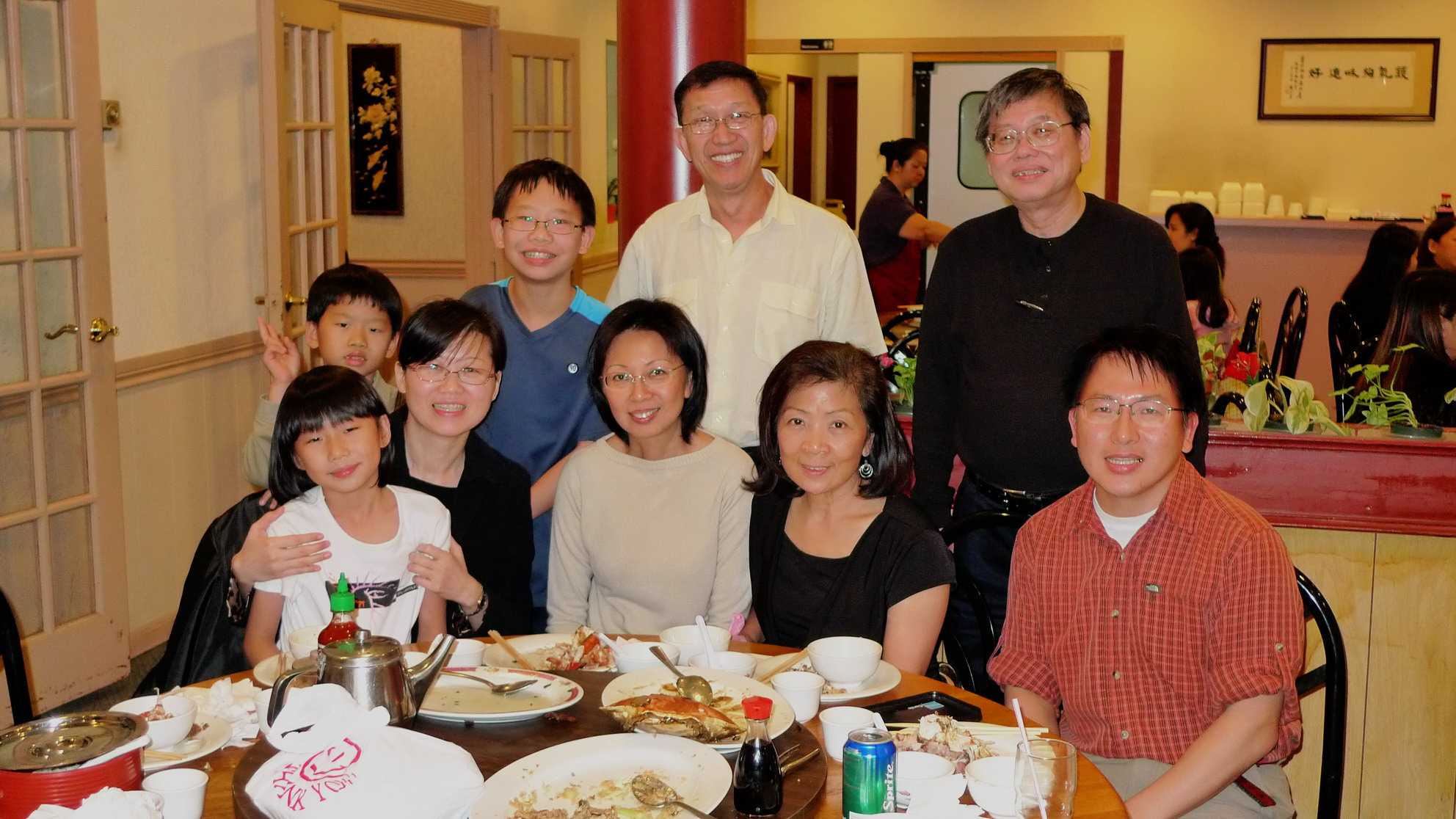 與文正學長及連心學長夫婦晚餐