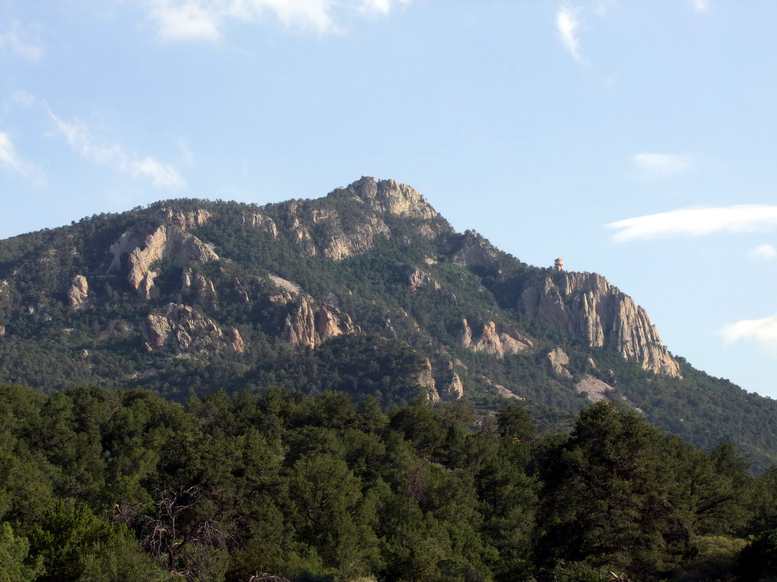 Emory Peak，高度2384m，是這國家公園的最高峰
