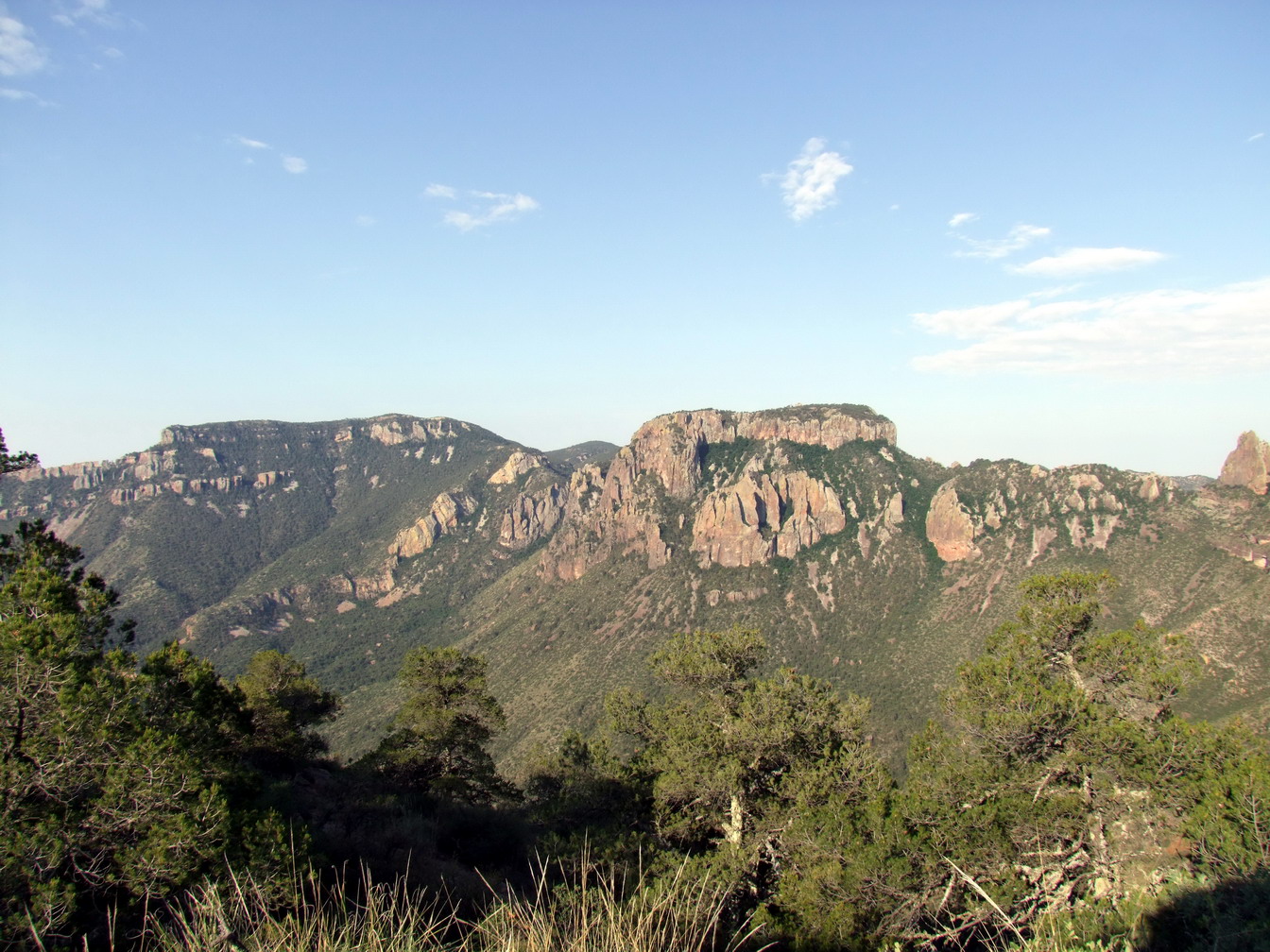 往回看，這是Casa Grande與Emory peak中間的Toll mountain