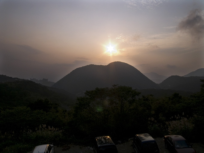 紗帽山夕照