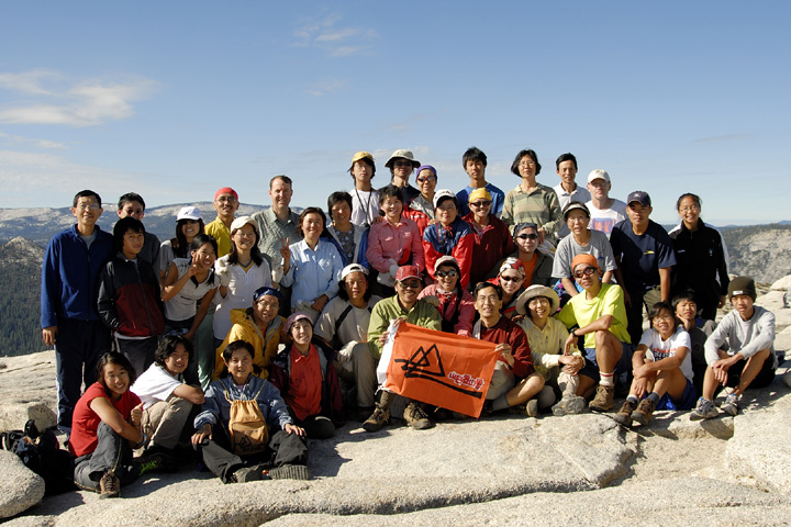 Yosemite Pre-reunion 7/28～ 7/31: Backpacking Team A (19名) + Team B (12名) + Team C (13名)，計 44名