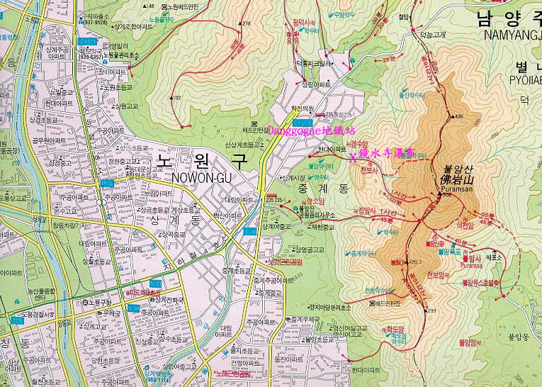 鏡水寺瀑布地圖