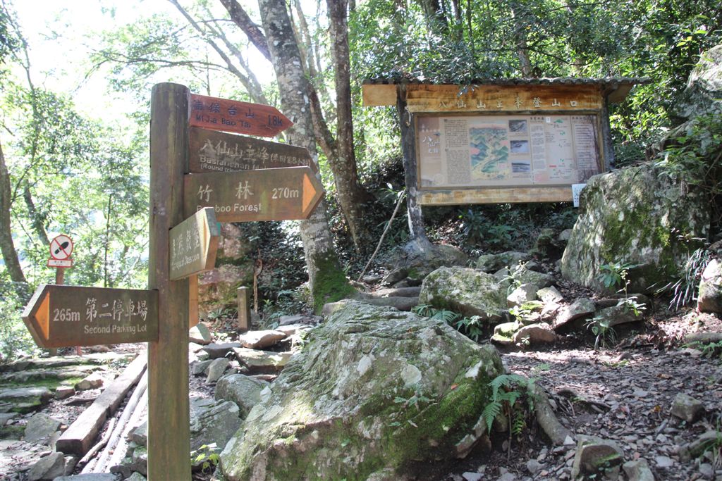 拐彎吧，往竹林最近，登八仙山成仙免了
