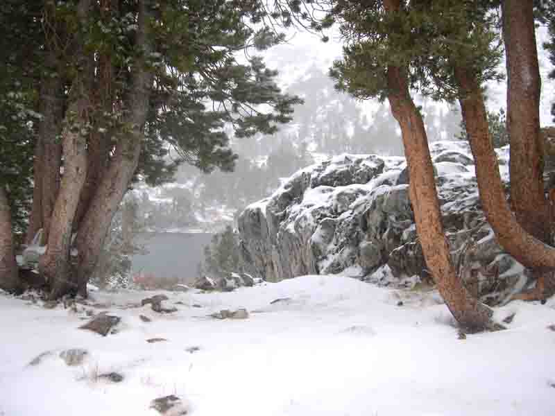 松、雪、巖、湖