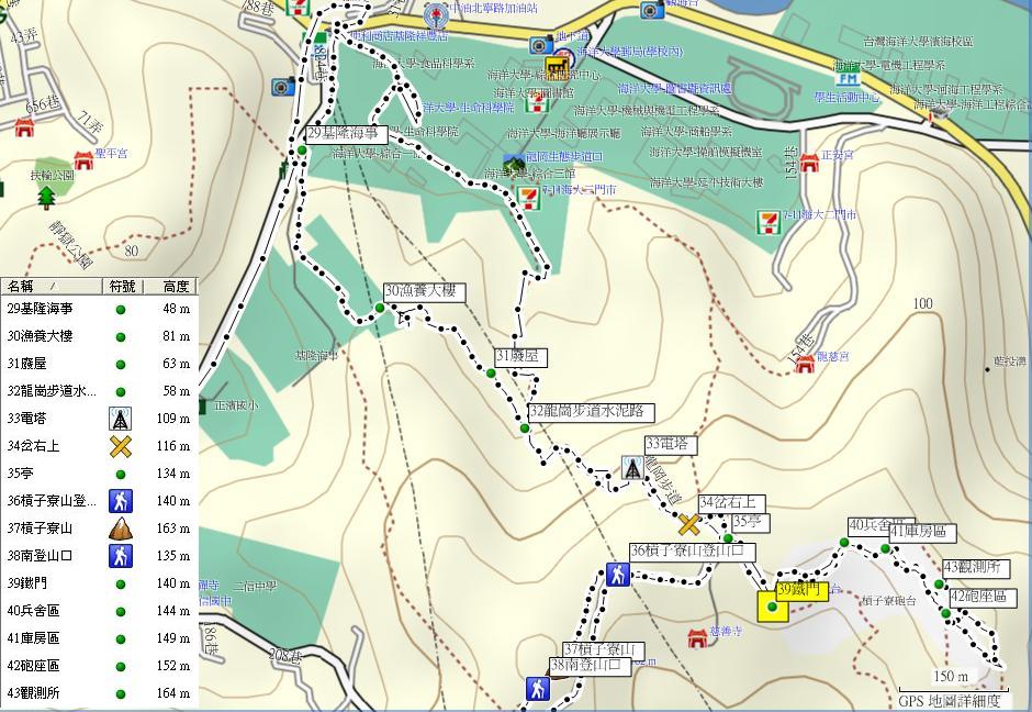 1060521槓子寮山航跡圖